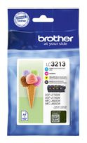 Brother originale Druckerpatronen Schwarz, Cyan, Magenta, Gelb 400 Seiten LC-3213VALDR f&uuml;r 62,96 Euro