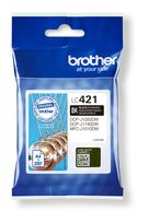 Brother originale Druckerpatronen Schwarz 200 Seiten LC-421BK f&uuml;r 19,09 Euro