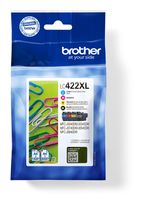 Brother originale Druckerpatronen Schwarz, Cyan, Magenta, Gelb 3000 Seiten LC-421XLVAL f&uuml;r 75,46 Euro