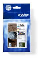 Brother originale Druckerpatronen Schwarz, Cyan, Magenta, Gelb 550 Seiten LC-422VAL f&uuml;r 74,96 Euro