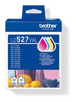 Brother originale Druckerpatronen Schwarz, Cyan, Magenta, Gelb 1300 Seiten LC-527VAL f&uuml;r 92,46 Euro