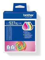 Brother originale Druckerpatronen Schwarz, Cyan, Magenta, Gelb 3000 Seiten LC-527XLVAL f&uuml;r 151,96 Euro