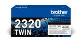 Brother originale Druckerpatronen Schwarz TN-2320TWIN f&uuml;r 141,96 Euro