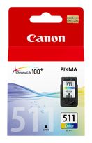 Canon originale Druckerpatronen Cyan, Magenta, Gelb CL-511 f&uuml;r 25,99 Euro