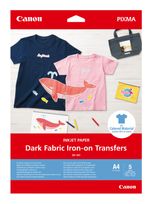 Canon DF-101 Dark Fabric Iron-on Transfers, A4, 5 Blatt f&uuml;r 12,99 Euro