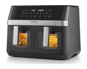 Caso Doppel Heißluftfritteuse 14 l 2200 W  3186 AirFry DuoChef (Schwarz, Silber) f&uuml;r 140,96 Euro