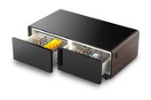 Caso 135 l Tischkühlschrank EEK: F 91 kWh Jahr  Sound & Cool (Schwarz) f&uuml;r 1.499,00 Euro