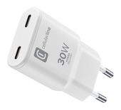 Cellular Line 2xUSB-C Ladegerät mit GaN-Technologie -GAN SLIM 30W f&uuml;r 18,96 Euro