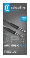 Cellular Line Aux Music - Universal Jack 3.5mm f&uuml;r 9,99 Euro