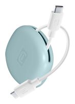 Cellular Line Stecker USB C auf USB C bis 60 W 1 m  Bag Cable (Weiß) f&uuml;r 18,46 Euro
