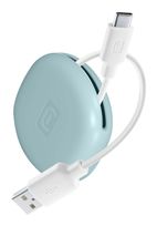 Cellular Line Stecker USB A auf USB C 1 m  Bag Cable (Schwarz) f&uuml;r 16,46 Euro