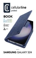 Cellular Line Folio für Samsung Galaxy S24  Book (Blau) f&uuml;r 19,96 Euro