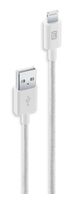 Cellular Line Stecker Lightning auf USB A bis 12 W 1,5 m  Braided Data Cable (Weiß) f&uuml;r 17,96 Euro
