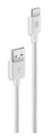 Cellular Line Stecker Rundkabel USB A auf USB C bis 15 W 1,5 m  Braided Data Cable (Weiß) f&uuml;r 12,96 Euro