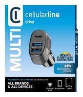 Cellular Line Car Multipower Trio - iPhone, Samsung, Xiaomi, Oppo and other Smartphones and Tablets f&uuml;r 19,96 Euro