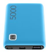 Cellular Line 5000 mAh Powerbank Micro-USB + USB Type-C  Essence (Blau) f&uuml;r 14,99 Euro
