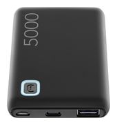 Cellular Line 5000 mAh Powerbank Micro-USB + USB Type-C  Essence (Schwarz) f&uuml;r 14,99 Euro