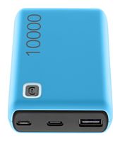 Cellular Line 10000 mAh Powerbank Micro-USB + USB Type-C  Essence (Blau) f&uuml;r 22,46 Euro