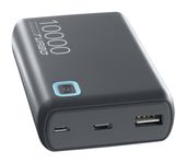 Cellular Line 10000 mAh Powerbank USB Typ-C  Essence Turbo (Grau) f&uuml;r 30,46 Euro
