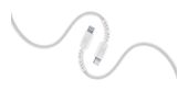 Cellular Line Stecker USB C auf USB C/Lightning bis 30 W 1,5 m  Flexi Braided Data Cable (Weiß) f&uuml;r 22,96 Euro