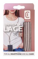 Cellular Line Umhängegurt für Universal  Handykette Universal Necklace Strap Lace (Pink) f&uuml;r 9,99 Euro