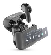 Cellular Line In-Ear Bluetooth Kopfhörer Kabellos TWS 6 h Laufzeit  Hush (Schwarz) f&uuml;r 52,46 Euro