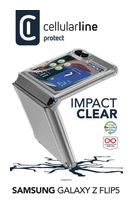 Cellular Line Cover für Samsung Galaxy Z Flip5  Impact Clear (Transparent) f&uuml;r 18,96 Euro