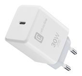 Cellular Line LADEKIT LADEGERÄT + KABEL 30 W SCHNELLLADUNG USB-C ANSCHLUSS WEISS FÜR APPLE GERÄTE f&uuml;r 34,96 Euro