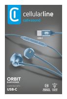 Cellular Line In-Ear Kopfhörer Kabelgebunden USB Typ-C  Orbit (Blau) f&uuml;r 23,46 Euro
