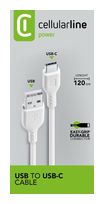 Cellular Line USB A auf bis 15 W 1,2 m  Power Cable (Weiß) f&uuml;r 10,99 Euro
