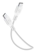 Cellular Line Stecker USB C auf USB C bis 60 W 0,6 m  Power Cable (Weiß) f&uuml;r 9,99 Euro
