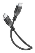 Cellular Line Stecker USB C auf USB C bis 60 W 1,2 m  Power Cable (Schwarz) f&uuml;r 12,99 Euro