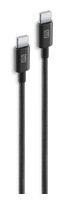 Cellular Line Stecker Rundkabel USB C auf USB C bis 60 W 1,5 m  Power Cable (Schwarz) f&uuml;r 13,96 Euro