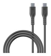 Cellular Line Stecker USB C auf USB C bis 100 W 2 m  Power Data Cable (Schwarz) f&uuml;r 15,96 Euro