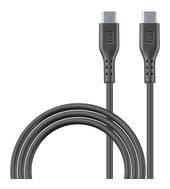 Cellular Line Stecker Rundkabel USB C auf USB C bis 100 W 1,2 m  Power Data Cable (Schwarz) f&uuml;r 14,96 Euro