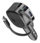 Cellular Line Retractable Car Charger f&uuml;r 23,46 Euro