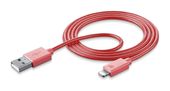 Cellular Line Lightning auf USB A 1 m  Stylecolor Cable (Pink) f&uuml;r 20,96 Euro