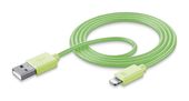 Cellular Line Lightning auf USB A 1 m  Stylecolor Cable (Grün) f&uuml;r 20,96 Euro