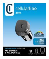 Cellular Line USB-C Car Power 20W f&uuml;r 16,46 Euro