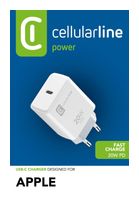 Cellular Line USB-C Charger 20W - iPhone 8 or later f&uuml;r 13,96 Euro