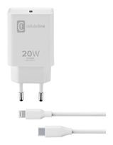 Cellular Line USB-C Charger Kit 20W - USB-C to Lightning - iPhone 8 or later f&uuml;r 32,46 Euro