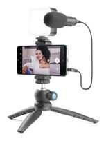Cellular Line  Vlogger Kit Universal (Schwarz) f&uuml;r 34,99 Euro
