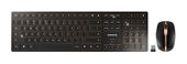 Cherry Universal Tastatur RF Wireless + Bluetooth 2.4 - 2.4835 GHz  DW9000 Slim (Schwarz) f&uuml;r 119,96 Euro