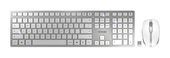 Cherry Universal Tastatur RF Wireless + Bluetooth 2.4 - 2.4835 GHz  DW9100 Slim (Silber) f&uuml;r 124,48 Euro