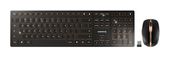 Cherry Universal Tastatur RF Wireless + Bluetooth 2.4 - 2.4835 GHz  DW9100 Slim (Schwarz) f&uuml;r 129,99 Euro