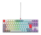 Cherry RGB-LED Gaming Tastatur USB  K4V2 TKL (Grau, Hellgrau, Rot) f&uuml;r 95,46 Euro