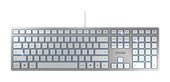 Cherry Universal Tastatur USB  KC6000 Slim (Silber, Weiß) f&uuml;r 51,86 Euro
