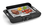 Clatronic 2000 W mit 360 x 250 mm Fläche  BQ3841 Tischgrill (Schwarz) f&uuml;r 22,46 Euro