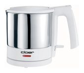 Cloer 1,0 l Wasserkocher 1800 W  4721 (Edelstahl, Weiß) f&uuml;r 34,99 Euro