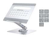 Conceptronic DONN27G Laptop-Ständer mit 7-in-1-Dockingstation, 360° drehbare Basis, faltbar, höhenverstellbar f&uuml;r 90,99 Euro